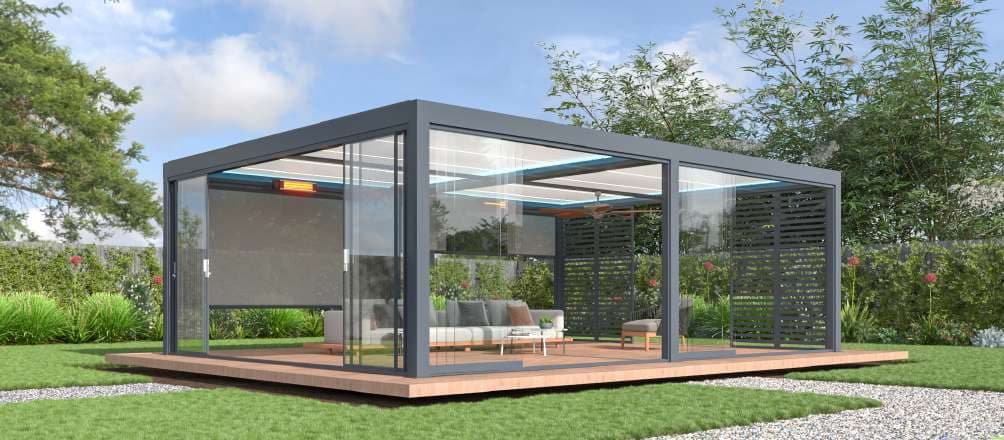 Sliding glass doors